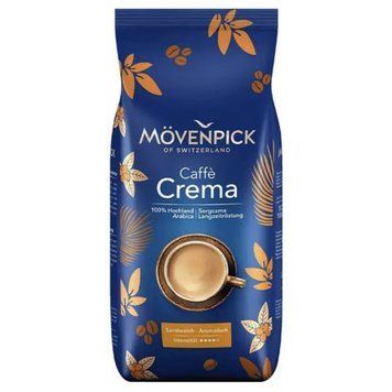 КАВА В ЗЕРНАХ MOVENPICK CAFFE CREMA 1КГ 00000006088 фото